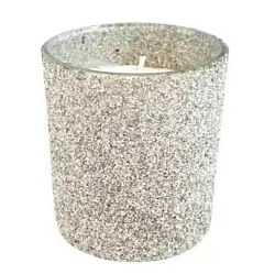 Свеча ароматическая НАТАМ Сияющий момент серебро зимние фрукты и чай арт.KL5089507