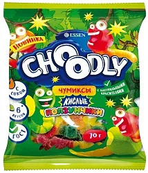 Жевательный мармелад ЧУДЛИ кислые ползунчики 70г