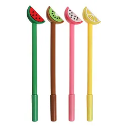 Ручка ЦЕНТРУМ Дольки гелевая синяя арт.71260