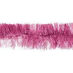 Мишура ТАМ ТАМ Роскошная розовая 12см 180см арт.MY-168/1