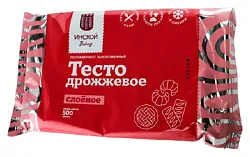 Тесто ИНСКОЙ слоеное дрожжевое 500г