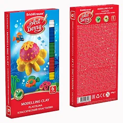 Пластилин ЭРИХ КРАУЗЕ Классический 6цв арт.50557