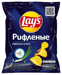 Чипсы ЛЕЙС сметана лук 81г