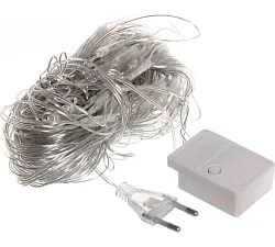 Гирлянда для дома СЕРПАНТИН Сетка 120 LED ламп белый 1.5*1.5м арт.183-401