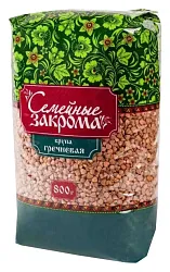 Гречневая крупа СЕМЕЙНЫЕ ЗАКРОМА ядрица м/у 800г