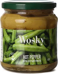 Перец ВОСКИ острый в масле ст/б 430г