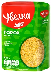 Горох УВЕЛЬСКИЕ КРУПЫ колотый м/у 800г