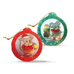 Фигурка шоколадная ЗОЛОТОЕ ПРАВИЛО Елочное украшение 30г