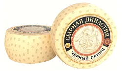 Сыр КОБРИНСКИЕ СЫРЫ Черный принц со вкусом топленого молока бзмж 50% 1кг