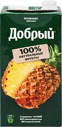 Нектар ДОБРЫЙ ананас яблоко 2л