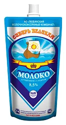 Сгущенное молоко СИБИРЬ ВЕЛИКАЯ бзмж 8.5% д/пак 280г