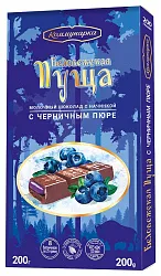 Шоколад КОММУНАРКА Беловежская пуща молочный черничное пюре 200г