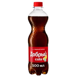 Газ.напиток ДОБРЫЙ Кола Ледяной лимон 0.5л