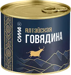 Говядина тушеная СИЛА Алтайская ж/б 525г