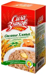 Хлопья овсяные КУНЦЕВО Сила злаков не требующие варки карт/уп 400г
