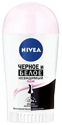 Дезодорант НИВЕЯ Невидимая защита клио для черного и белого женский стик 40г