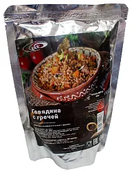 Каша БКК гречневая с говядиной м/у 350г