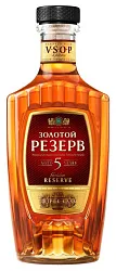 Коньяк ЗОЛОТОЙ РЕЗЕРВ Российский 5 лет 40% 0.5л