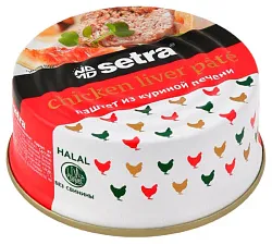 Паштет СЕТРА из куриной печени  ж/б 100г