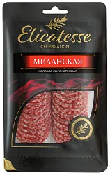 Колбаса ЭЛИКАТЕССЕ Миланская нарезка с/к 100г