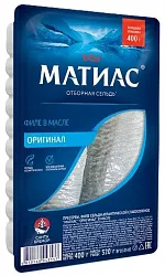 Сельдь МАТИАС филе деликатесное оригинальное 400г
