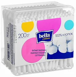 Палочки ватные БЕЛЛА пл/б 200шт