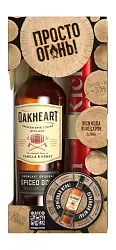Коктейль ОАКХАРТ Ориджинал Спайсд Голд 35% ст/б 0.7л+2 банки РИЧ кола