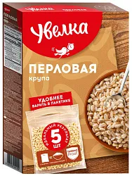 Перловая крупа УВЕЛЬСКИЕ КРУПЫ карт/уп 5*80г