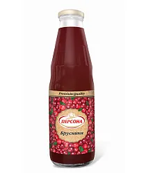 Сок ПЕРСОНА брусника ст/б 1л