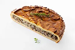 Пирог печеный с мясом и рисом 500г