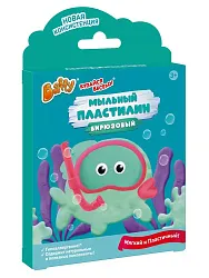 Мыло пластичное БАФФИ Купайся весело мыльный пластилин бирюзовый