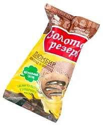 Мороженое ЗОЛОТОЙ РЕЗЕРВ Золотая серия пломбир шоколадный бзмж 80г