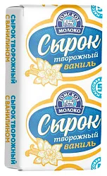 Сырок творожный ТОМСКОЕ МОЛОКО ваниль бзмж 5% 90г