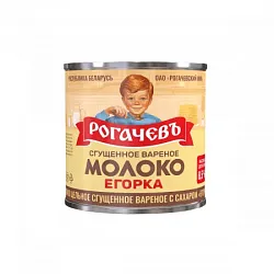 Сгущенное молоко РОГАЧЕВ Егорка вареное бзмж 8.5% ж/б 360г
