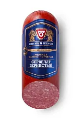 Сервелат ОМСКИЙ БЕКОН Зернистый в/к 350г
