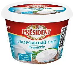 Сыр творожный ПРЕЗИДЕНТ сливочный бзмж 56% 140г