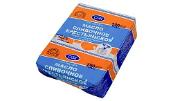 Масло сладко-сливочное ОЗК Крестьянское несоленое бзмж 72.5% 500г