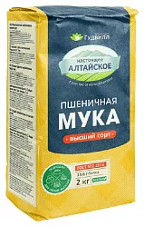Мука ГУДВИЛЛ пшеничная 1с бум/уп 2кг