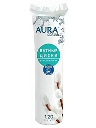 Диски ватные АУРА Тотал кеа 120шт