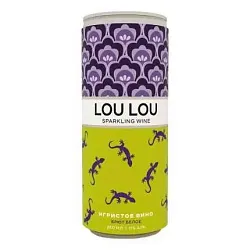Игристое вино ЛУ ЛУ белое брют 11% ж/б 0.25л