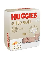 Подгузники ХАГГИС Элит Софт 4-6кг 20шт