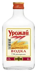 Водка УРОЖАЙ на расторопше 40% ст/б 0.25л