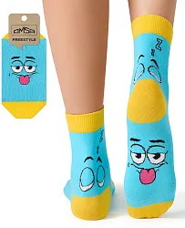Носки унисекс ОМСА Фристайл светло-голубые р.39-41