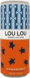 Игристое вино ЛУ ЛУ белое п/сл 11% ж/б 0.25л