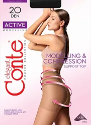 Колготки КОНТЕ Актив 20ден неро 2