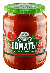 Томаты СЕМИЛУКСКАЯ ТРАПЕЗА неочищенные в томатной заливке ст/б 680г