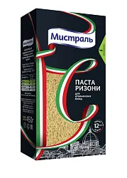 Паста МИСТРАЛЬ Ризони карт/уп 450г