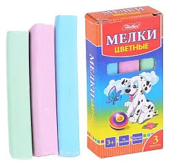 Мел ХАТБЕР Далматинцы цветной 3шт