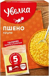 Пшено УВЕЛЬСКИЕ КРУПЫ в/с карт/уп 400г