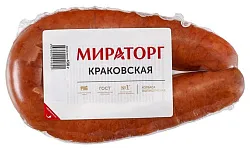 Колбаса МИРАТОРГ Краковская п/к 430г
